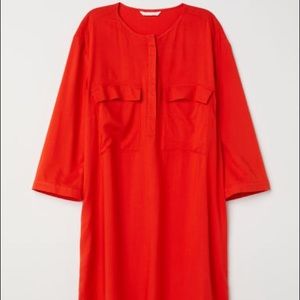Orange H&M knee-length dress
